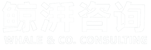 鲸湃咨询品牌 Logo，专注品牌年轻化与商业策略咨询