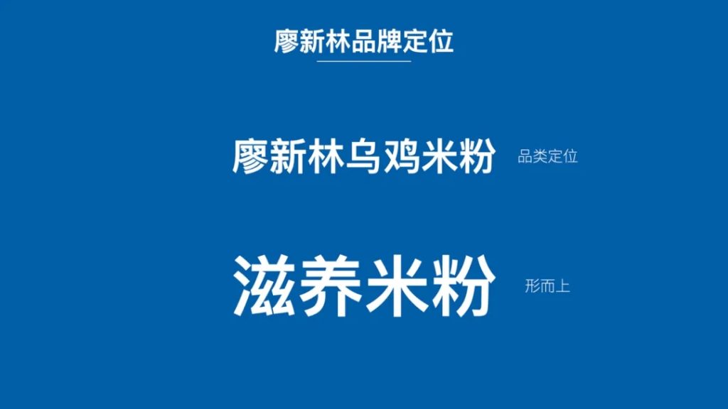 鲸湃咨询商业案例：廖新林乌鸡米粉